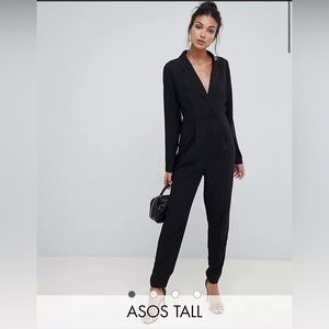 Asos tall tux jumpsuit US 4